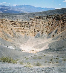 Our first stop is Ubehebe Crater, in northern Death Valley