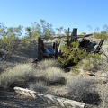 I take a look at some crumpled structure remains near Rattlesnake Mine before continuing my bike ride