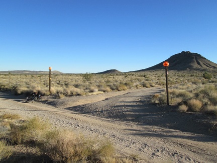 This private property in the Bobcat Hills area is marked by plastic pumpkins