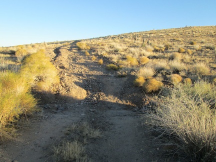 This short, steep and eroded piece of road makes me wonder if it will get worse