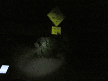 I ride 2 miles on Ivanpah Road before turning off on the Mojave Road to head back to Piute Gorge; I arrive home a bit past 21h