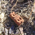 I check out one of several debris piles at Rex Mine and find an ornate electrical socket