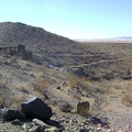 A gently switchbacking road winds up the hill to the Rex Mine ore bin