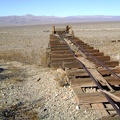 The track to the ore bin at Rex Mine looks like it's headed straight for Kelso