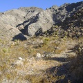 There is a faint old road cut here after all, but it's so grown-in that it doesn't always make for a good hiking trail