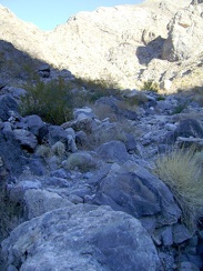 West Edgar Canyon #3 gets narrower and passes through some deep shade