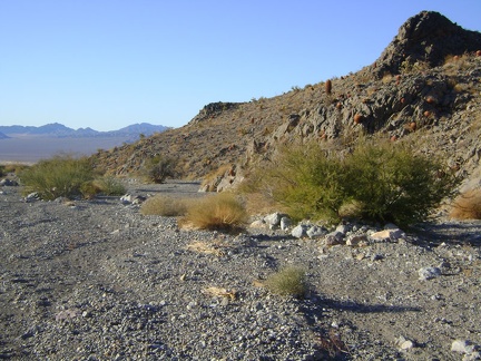 The relatively smooth gravel in this part of the wash is a nice break from all the rock higher up the canyon