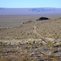 I now join an old dead-end road from Rex Mine, leaving the cave up on the hill behind me