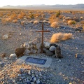 As I leave the Rex Mine area, I notice a grave site that I didn't see earlier
