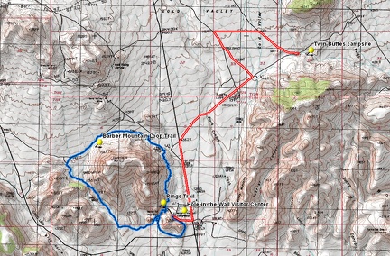 Mojave National Preserve: Rings Trail and Barber Mountain Loop Trail day hike: Day 11