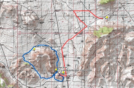 Mojave National Preserve: Rings Trail and Barber Mountain Loop Trail day hike: Day 11