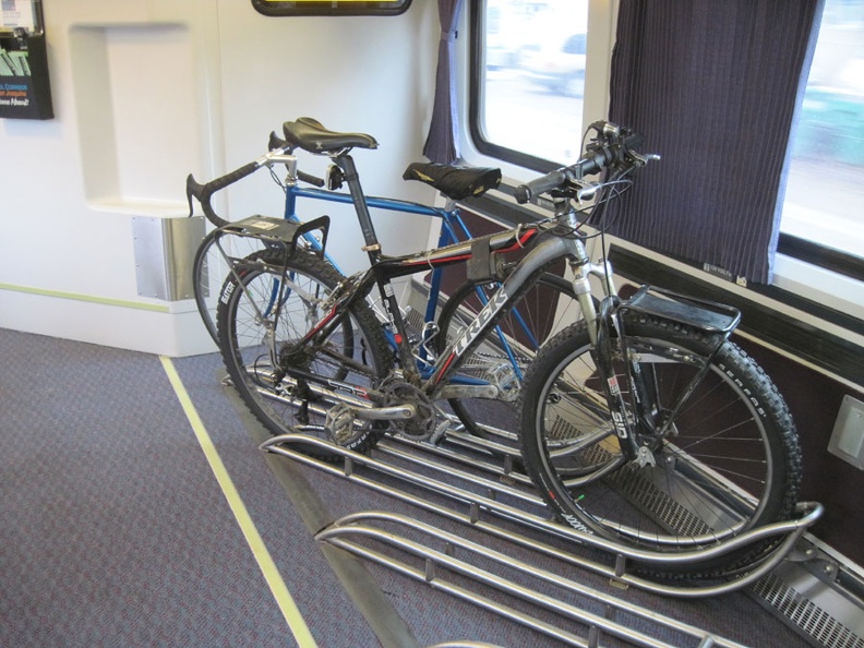 Yesterday, I took the Amtrak San Joaquin train with my bicycle down California's Central Valley