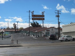 El Rancho Barstow is one of many older motels along Route 66 in central Barstow