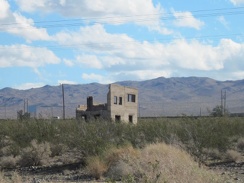 As I approach the Daggett area, I notice this crumbling concrete structure not far from old Route 66