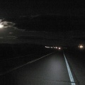 I pedal the final 10 miles to Ludlow in darkness, quite enjoyable with the almost-full moon peering through the clouds