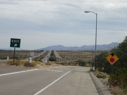 I get off the I-40 freeway at the Nebo Street exit, turn left, then go under the freeway and rejoin old Route 66 eastbound