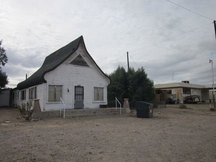 Old Route 66 passes through the interesting little village of Daggett, California