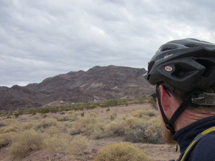 To my right, not far away, is the I-40 freeway, and just beyond that, the Newberry Mountains are now close by