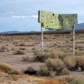 Old motel sign east of Newberry Springs