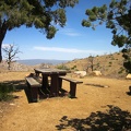 I walk over toward the campground's overlook and stop at the campsite where "the other bicyclist" said he was camping