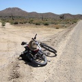 After a couple of miles, I reach the smaller "Gold Valley Road" on my left and leave Wild Horse Canyon Road