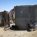 The Gold Valley water tank is overflowing