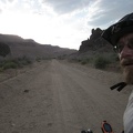 I start riding up Wild Horse Canyon Road, the lower part of which is washboarded and sometimes sandy