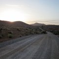 A car passes me along this stretch of Wild Horse Canyon Road, the only one I'll see on the way back to camp