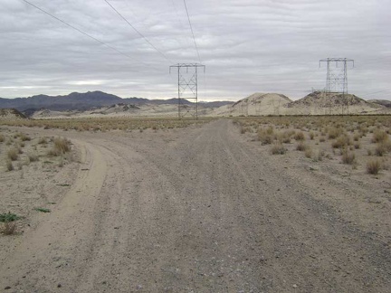 A couple of miles down from my tent, a branch in the road to the left will take me to Sands
