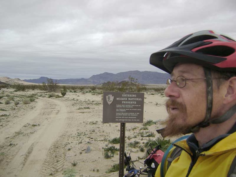 Back at the road between Sands and my campsite on the other side of Devil's Playground, I re-enter Mojave National Preserve