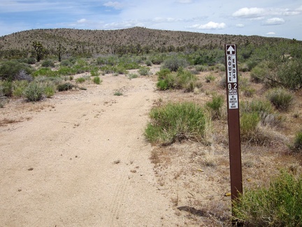 I come across a road marked as a dead-end, only 0.2 miles long