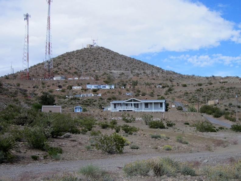 The hills in Searchlight provide a terraced effect in some neighborhoods