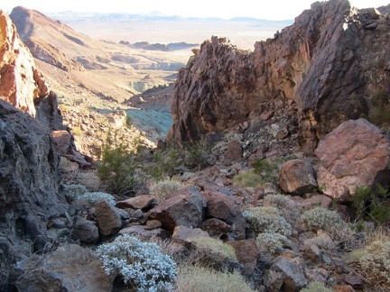 Such a beautiful canyon to descend during the hike back to my tent from Sleeping Beauty