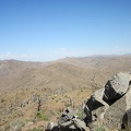 I arrive at my Providence Mountains summit (Hill 1713) and take inventory of the 360-degree views