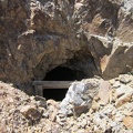 A short distance further down Globe Canyon is another old mine hole