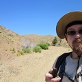 It's also time for a chocolate energy bar in Globe Canyon while consulting the GPS
