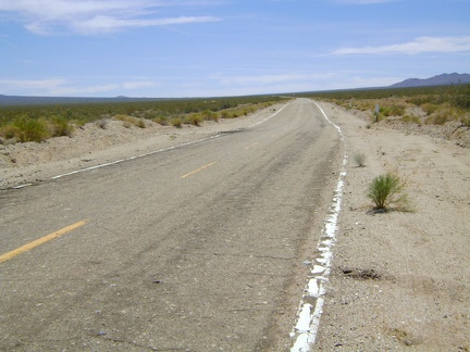 Morning Star Mine Road rises over 11.5 miles from 2750 feet elevation to about 4285 feet