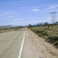 Two miles before the Cima store, Morning Star Road passes under one of the big power lines that cross the Mojave Desert