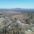 Nice view back down the canyon I just climbed up between Twin Buttes North and Table Mountain