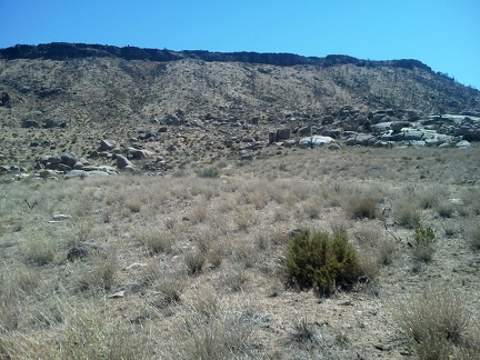 I take a look at Table Mountain from the northeast side