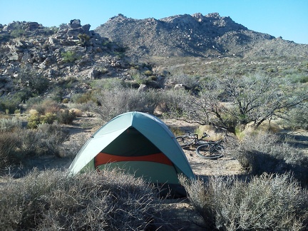 It's always nice to see that my tent is intact when I return from a day hike!
