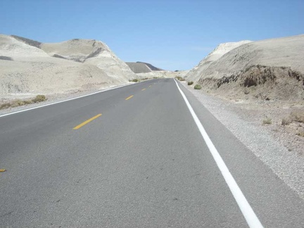  I enjoy passing through the badlands between Tecopa Hot Springs and Shoshone