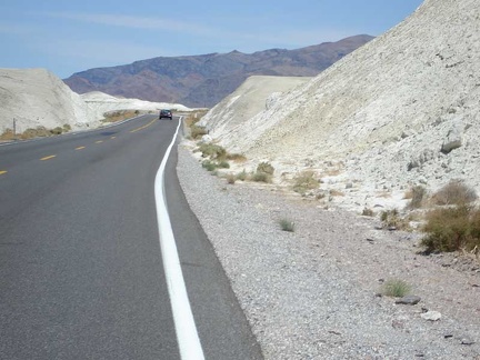 More of the badlands between Tecopa Hot Springs and Shoshone