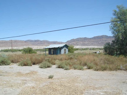 Behind the old Shoshone ranger station