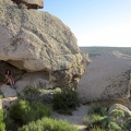 Sarah discovers a rock shelter at Teutonia Peak and tries it out