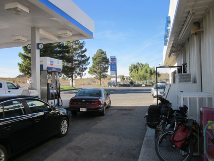 Fast-food break! Subway restaurant at the Newberry Springs gas station at the I-40 freeway