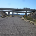 A short paved section of road passes under the I-40 freeway and connects me to old Route 66