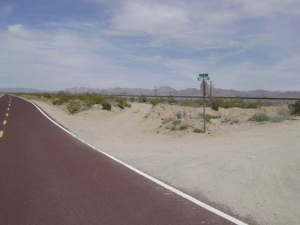 After 3.8 miles, I pass Globe Mine Road, where I camped for three nights a few days ago