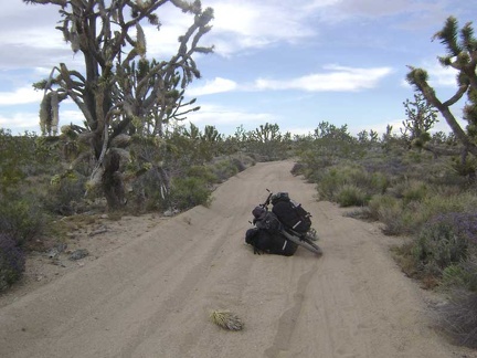 The last mile or two of Death Valley Mine Road is very sandy in places, in addition to being slightly uphill