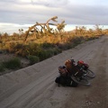 For a few minutes, that famous orange light of desert sunset oozes across the land